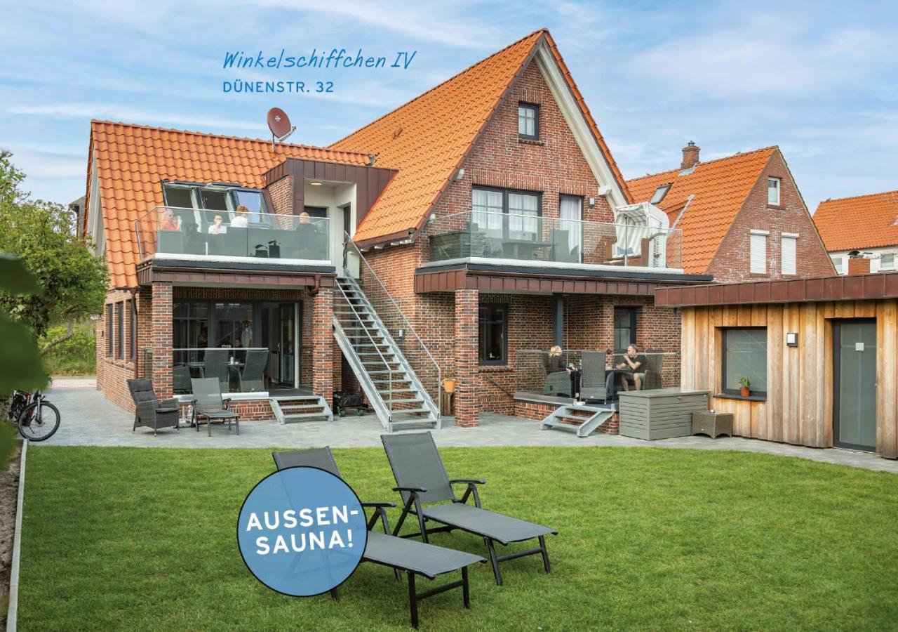 Winkelschiffchen IV Mit Sauna Juist Exteriér fotografie